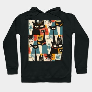 Mid-Century Cat Real Estate Hoodie